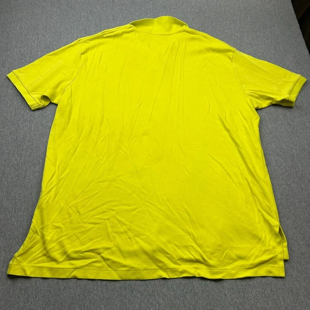 Polo Ralph Lauren Short Sleeve Golf Polo Mens XXL Yellow Cotton *RIPS*